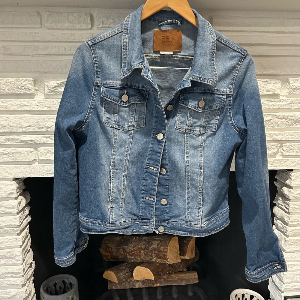 Denim Blue Women's Jacket  stretchy Juniors XL